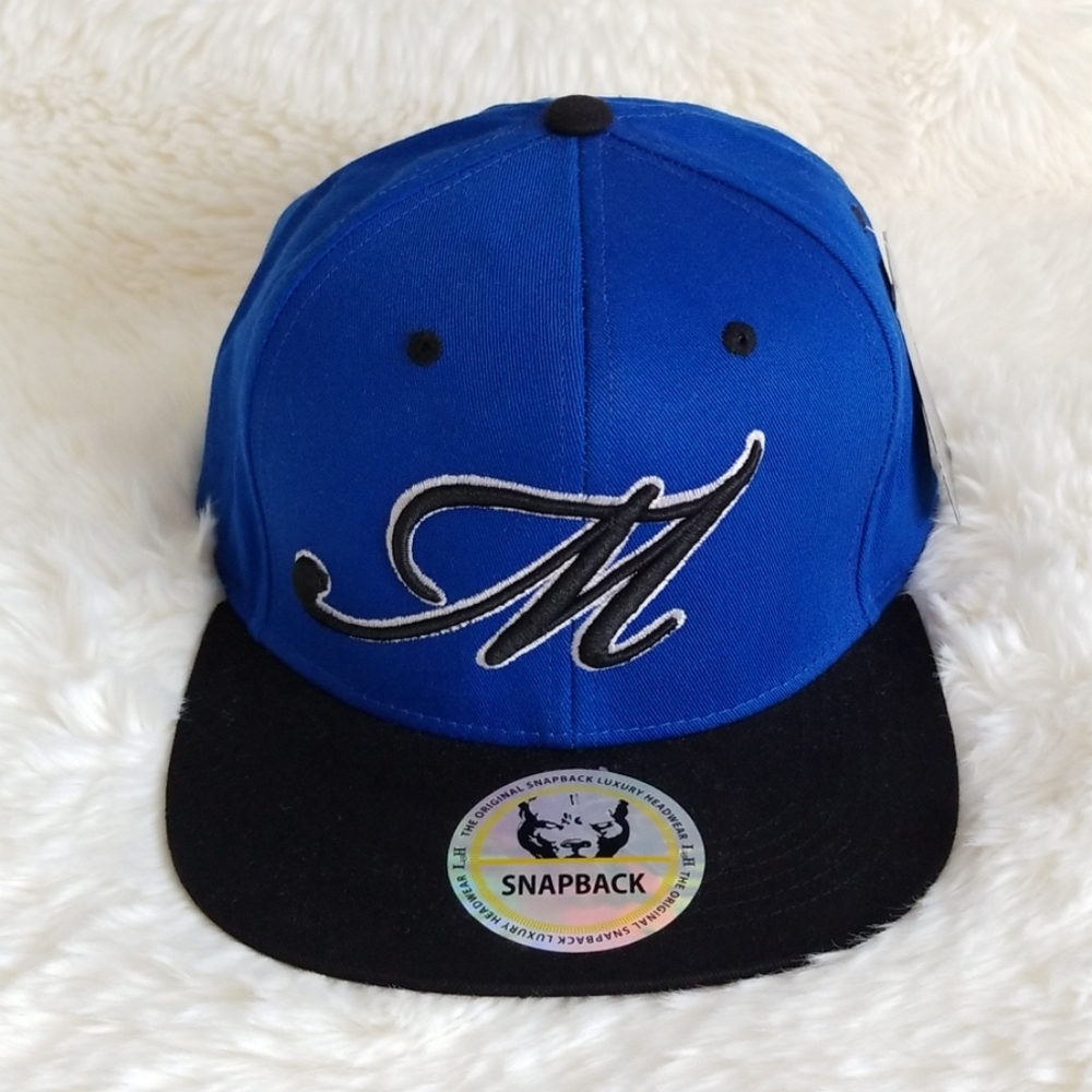 Blue baseball cap